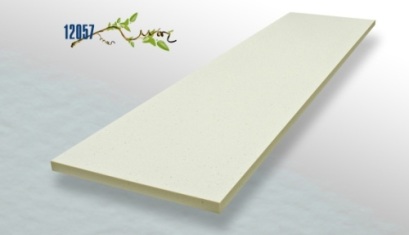 Общий вид готовой столешницы из кварцевого агломерата 12057 - Уральский мрамор